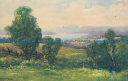 R029483 Old Postcard. Lake And Mountains. Trees And Meadow. Dr. Te Neues - Wereld