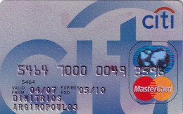 GREECE - Citibank MasterCard, 03/06, Used - Geldkarten (Ablauf Min. 10 Jahre)