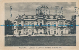 R030036 Geneve. Chateau De Mme La Baronne De Rotschild. A. Goldberg. 1914 - Wereld