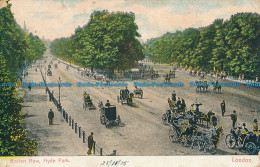 R029500 Rotten Row. Hyde Park. London. 1905 - Other & Unclassified