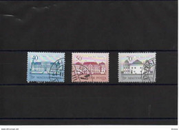 HONGRIE 1987 CHATEAUX Yvert 3122-3124, Michel 3914-3916 Oblitéré Cote 3,60 Euros - Used Stamps