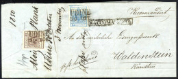Cover 1850, Raccomandata Del 30.10.1850 Da Udine Via St. Leonhard (manoscritto "Post Leonhard") A Waldenstein (Kärnten/C - Lombardo-Veneto