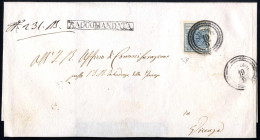 Cover 1850, 45 Cent III° Tipo E 30 Cent Al Verso Per La Raccomandazione Su Lettera Triplo Porto Spedita Da "LONIGO 19/9" - Lombardo-Veneto