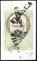 Piece 1854, 30 Cent. Marca Da Bollo, Stampa Tipografica, Certificato E.Diena, Sass. 4 / P.R3 - Lombardo-Venetien