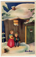 BUON NATALE - BAMBINI - 1951 - Vedi Retro - Formato Piccolo - Andere & Zonder Classificatie