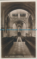 R029006 The Nave Looking West. Wimborne Minster. RP - Monde