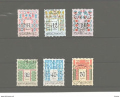 HONGRIE 1994 Série Courante Yvert 3475-3478 + 3480-3481 Oblitéré Cote : 5 Euros - Used Stamps