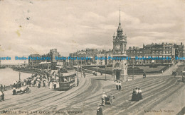 R028382 Marine Drive And Clock Tower. Margate. Valentine. 1904 - World