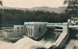 R028390 The Dam. Hydro Electric Scheme. Pitlochry. Valentine. No B 3310. RP - World