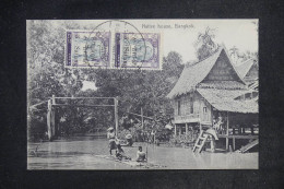 SIAM - Affranchissement Surchargés De Bangkok Sur Carte Postale, Non Circulé  - L 152390 - Siam