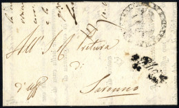 Cover RHÒ 28/11 (annullo Cor) 1850 Su Lettera In Franchigia, Sass. R2 - Lombardo-Vénétie
