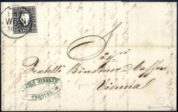 Cover 1862, 3 Soldi II°tipo Su Lettera Forwarder Scritta A Treviso E Consegnata A "WIEN 30-IV, 9-11 Fr.", La Lettera è P - Lombardo-Veneto