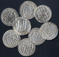 Baha ' Ad-Daulah, 379-403AH 989-1012, Dirham Silber, 398 Suq Al-Ahwaz, BMC 671, Mich 613, Schön, 8 Stück - Islamische Münzen