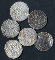 Kayqubad I., 616-634AH 1219-1236, Dirham Silber, 617 Siwas, Henn 1715 Mich Typ 970, Vorzüglich-, 6 Stück - Islamitisch