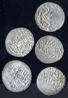 Mas'du II., 681-704AH 1282-1305, Dirham Silber, 68x, 6xx Lulua, BMC 295, Sehr Schön, 7 Stück - Islamische Münzen
