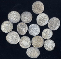 Eretniden Alaeddin Eretna, 736-753AH 1335-1352, Dirham Silber, 747 Beiz. 7 Punkte, Mich 1223 Var., Sehr Schön-, 14 Stück - Islamitisch