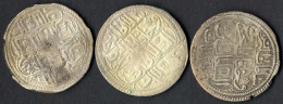 Mahmud I., 1143-1168AH 1730-1754, Kurush Silber, 1143 Qustentiniya, Sultan 1951 Craig 6 XXIX, Schön+, 3 Stück - Islamitisch