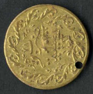 Mahmud II., 1223-1255 AH 1808-1839,Cedid Mahmudiye Gold, 1223 Qustentiniya, Craig 241 Sehr Schön Gelocht, 1,58 Gr - Islamic