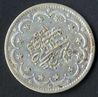 Abdül Mejid, 1255-1277AH 1839-1861, 20 Piaster Silber, Jahr 14 Qustentiniya, Craig 292 Vorzüglich - Islamiques
