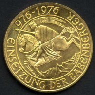 1000 Schilling Babenberger, 1976, Goldmünze, Fein 12,15 Gr - Austria