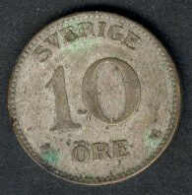 1 Krone, 1/6 Öre, 10, 20 Und 50 Öre, 1673/1933, Lot Mit Sechs Münzen, Schön Bis Vorzüglich, Y. 50.1,20, 47, 21 - Suède