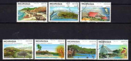 Animaux Tourisme Nicaragua 1989 (47) Yvert N° 1514 Et PA 1272 à 1277 Oblitéré Used - Other & Unclassified