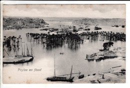 Phylae En Flood Egypte - Cartes Postales Ancienne - Altri & Non Classificati