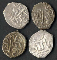 Mengli Girai, 873-921AH 1468-1515, Akche Silber, 901=41 Kaffa, Retowski AV. 132 Rv 139 Tf VI, Vorzüglich-, 4 Stück, Selt - Ucraina