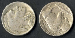 5 Cents Buffalo - Indian Head, 1915/19 D, Zwei Münzen In Sehr Schöner Erhaltung - Altri & Non Classificati