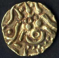 Chaulukyas Von Anahilapataka, Kumara Palayam, 1145-1171, Stater Gold, Mich NI&CS 441ff, Sehr Selten, Vorzüglich - India