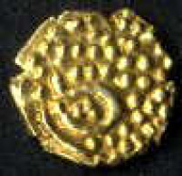 Mysore, Haidar Ali 1174-1197AH 1761-1782, Fanam Gold, Typ Patan-Bednore, Mich NI&CS 971b, Vorzüglich - India