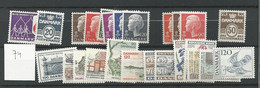 1974 MNH Denmark, Year Complete, Postfris** - Full Years