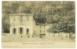 P3069 - TACENO (LECCO) ALBERGO TARTAVALLE, MOLTO RARA 1905 - Lecco