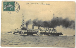 CPA Le Croiseur Cuirassé Dupuy De Lôme - Collection H. Laurent , Port-Louis N°2537 - Krieg