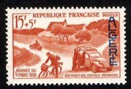 Année 1958-N°350 Neufs**MNH : Journée Du Timbre (Vélo, Moto, Voiture) - Giornata Del Francobollo