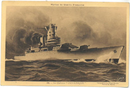 CPA Marine De Guerre Française - Le Cuirassé DUNKERQUE - Ed. G. Artaud - Gaby N°56 - Warships