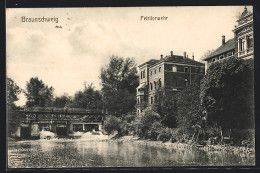 AK Braunschweig, Blick Auf Das Petritorwehr  - Braunschweig