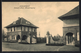 AK Bielefeld, Sennefriedhof, Haupteingang  - Bielefeld