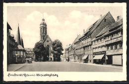 AK Einbeck, Marktplatz Mit Kirche Und Fachwerkhäusern  - Einbeck