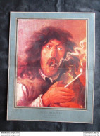 Il Fumatore - Quadro Di Adrien Brauwer Stampa Del 1909 - Other & Unclassified