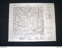 Grande Carta Topografica Moglia E Dintorni Dettagliatissima I.G.M. - Mapas Geográficas