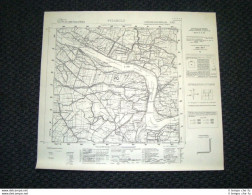 Grande Carta Topografica Ficarolo E Dintorni Dettagliatissima I.G.M. - Geographical Maps