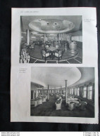 Nave Conte Di Savoia Arch. Pulitzer: Bar, Giardino, Sala Stampa Del 1932 - Andere & Zonder Classificatie