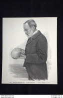 Il Professor Rudolf Virchow, Morto Il 5 Settembre 1902 A Berlino Stampa Del 1902 - Sonstige & Ohne Zuordnung