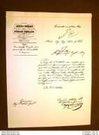 Lettera Del 1847 Azienda Generale Strade Ferrate Alla Taylor & Prandi Fac Simile - Other & Unclassified