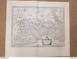 Carta Geografica O Mappa Palatinatus Bavariae Anno 1630 Di Blaeu Ristampa - Geographische Kaarten