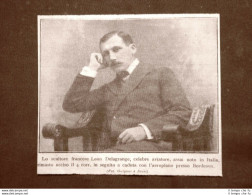 Ferdinand Marie Léon Delagrange Aviatore Orléans, 1872  Croix D'Hins, 1910 - Sonstige & Ohne Zuordnung
