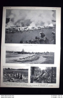 Incendio Di Longchamp + Visita Del Sindaco Chautard, A Parigi  Stampa Del 1906 - Sonstige & Ohne Zuordnung