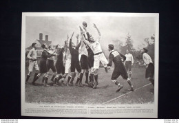Football: Partita Tra Sud Africa E Cambridge Stampa Del 1906 - Other & Unclassified