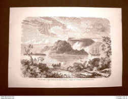 Le Isole Del Corallo Nel 1863 Baia Manevai Vanikoro Arcipelago Isole Sottovento - Avant 1900